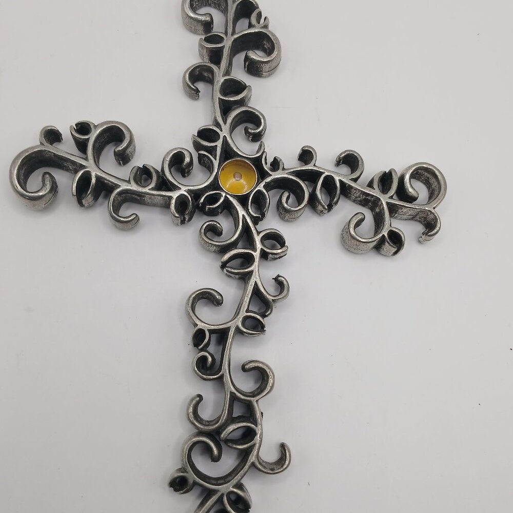 Signed BSD Cross Wall Hanging Decor